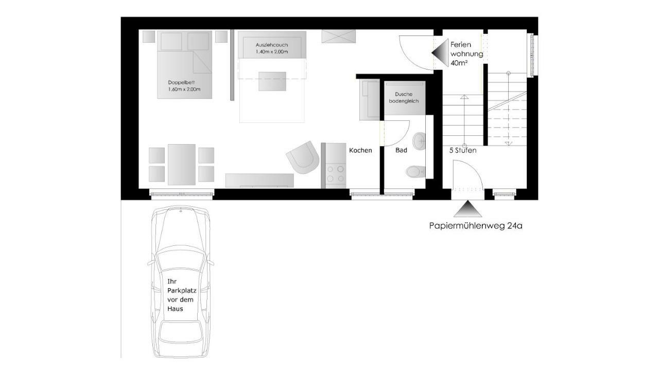 Apartment Papiermuehle24 Эрфурт Экстерьер фото